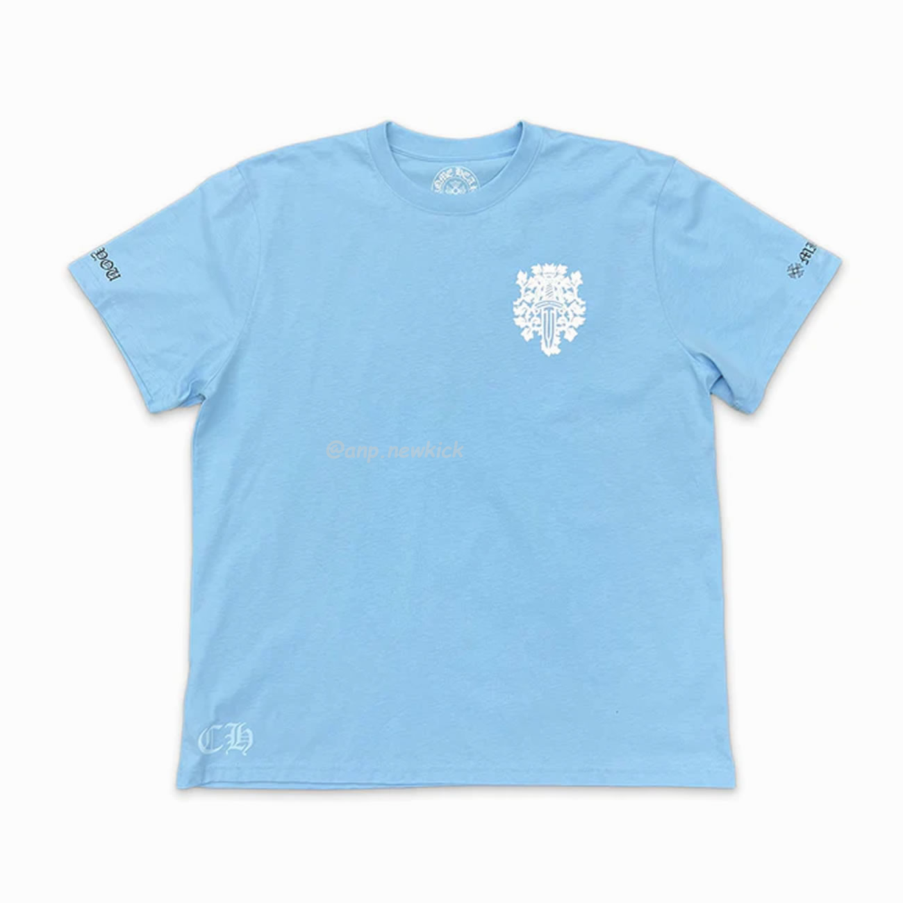 Chrome Hearts Vine Dagger T Shirt Baby Blue (1) - newkick.cc